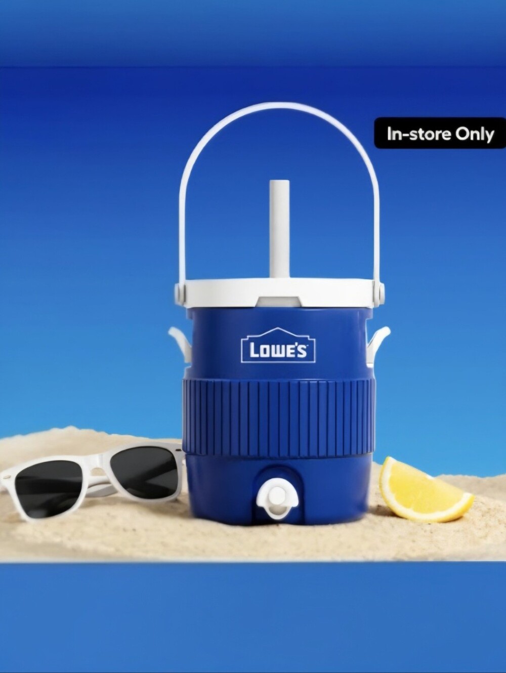 NWT Lowe's Cooler Cup Jug Limited Edition Insulated Beverage Mini with Handle